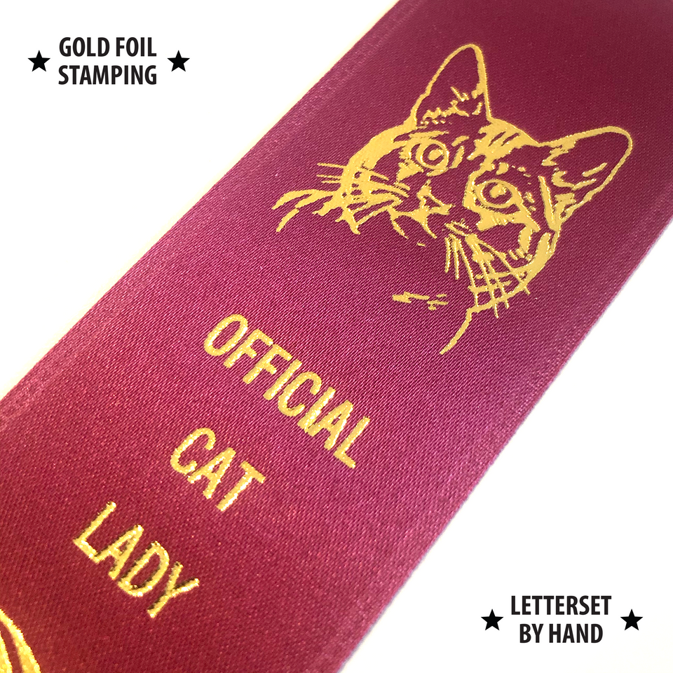 Official Cat Lady - Award Ribbon