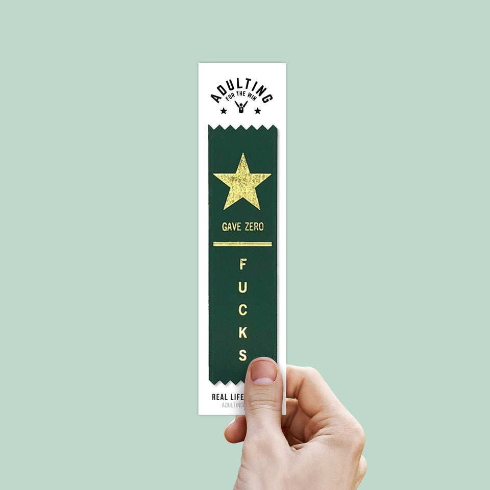 Gave Zero F*cks - Award Ribbon