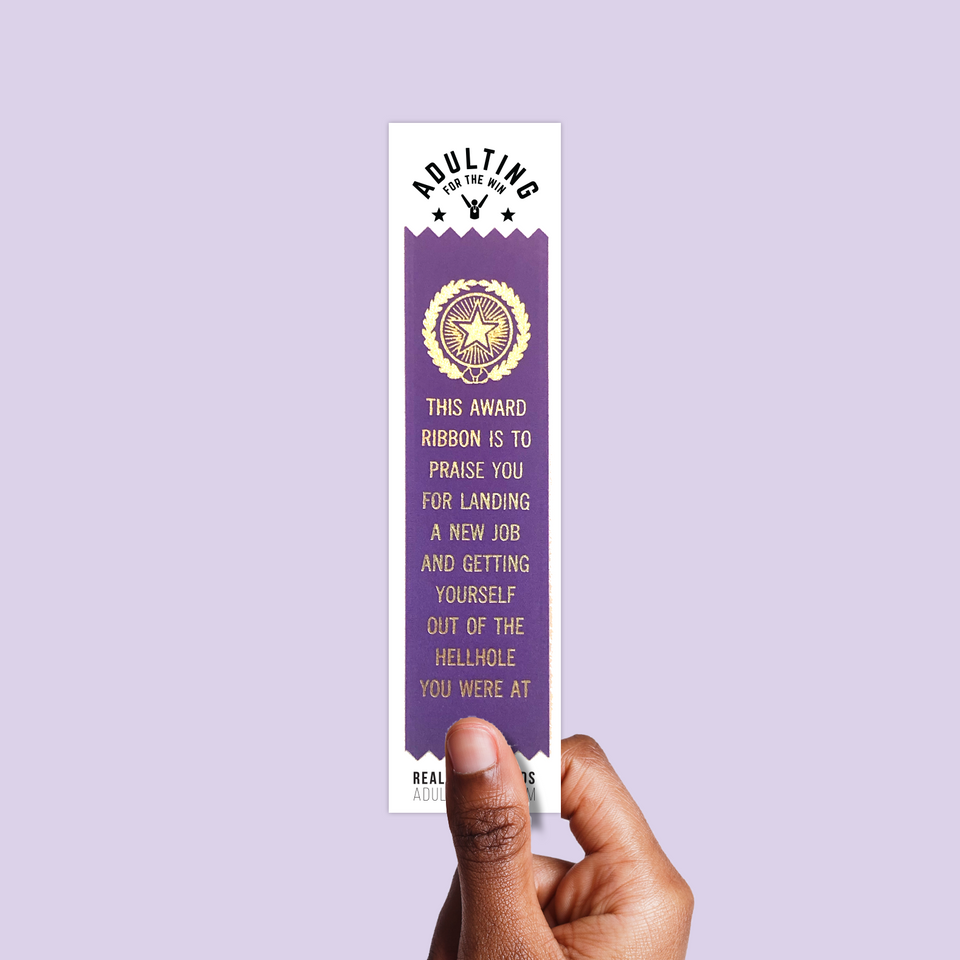New Job - Award Ribbon