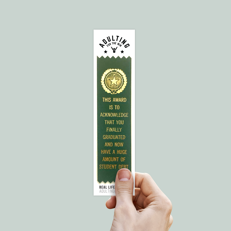 Graduated With Debt - Award Ribbon