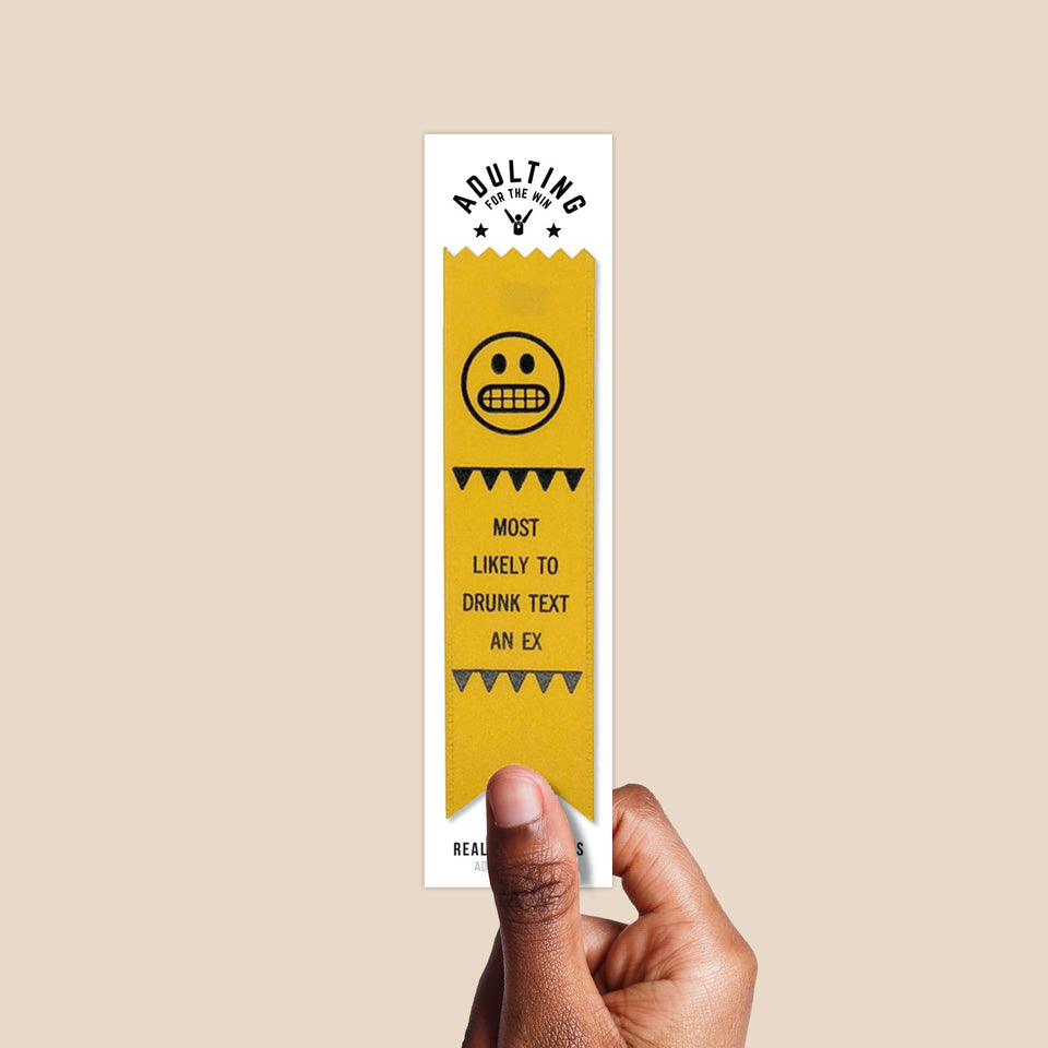 Drunk Text Your Ex - Award Ribbon