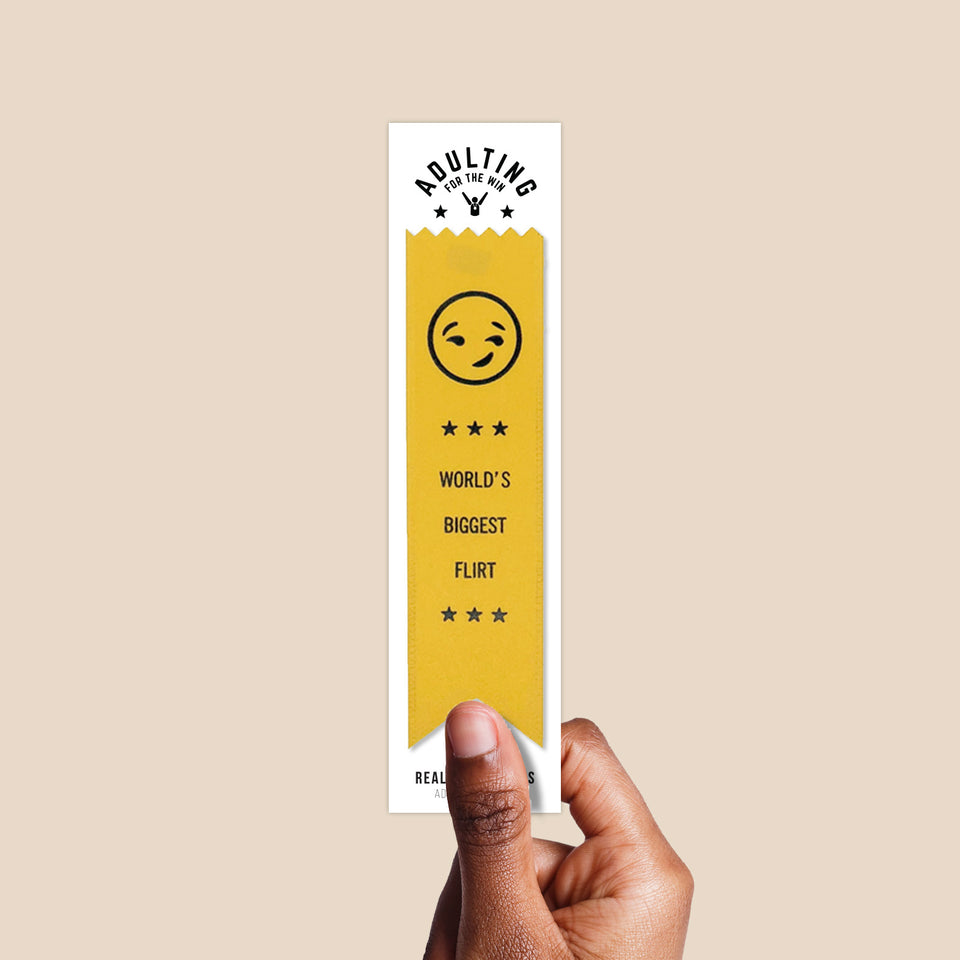 World's Biggest Flirt - Award Ribbon