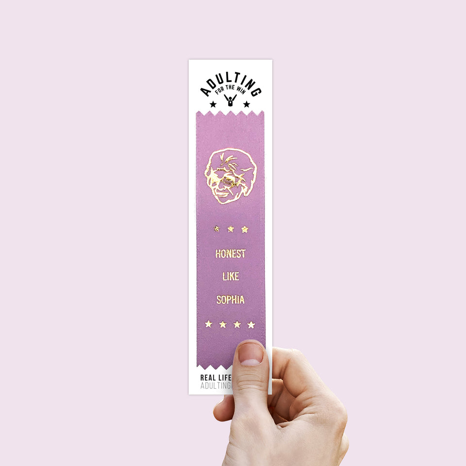 Honest Like Sophia - Award Ribbon