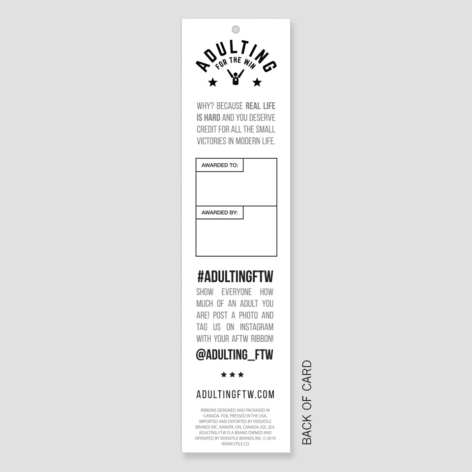 Thank You - Award Ribbon
