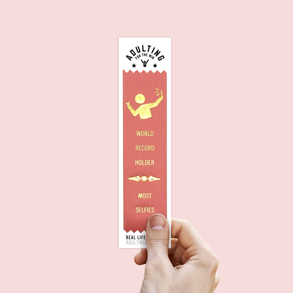 World Record Most Selfies- Award Ribbon