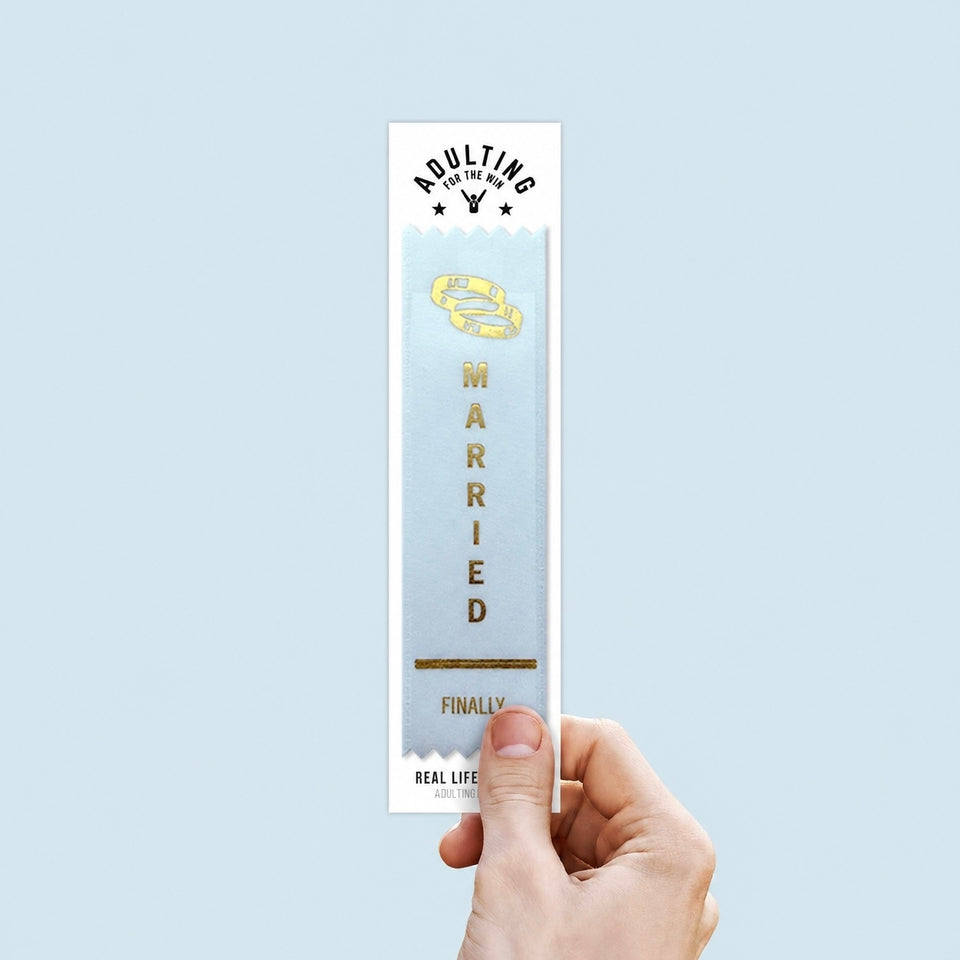 Married Finally - Award Ribbon
