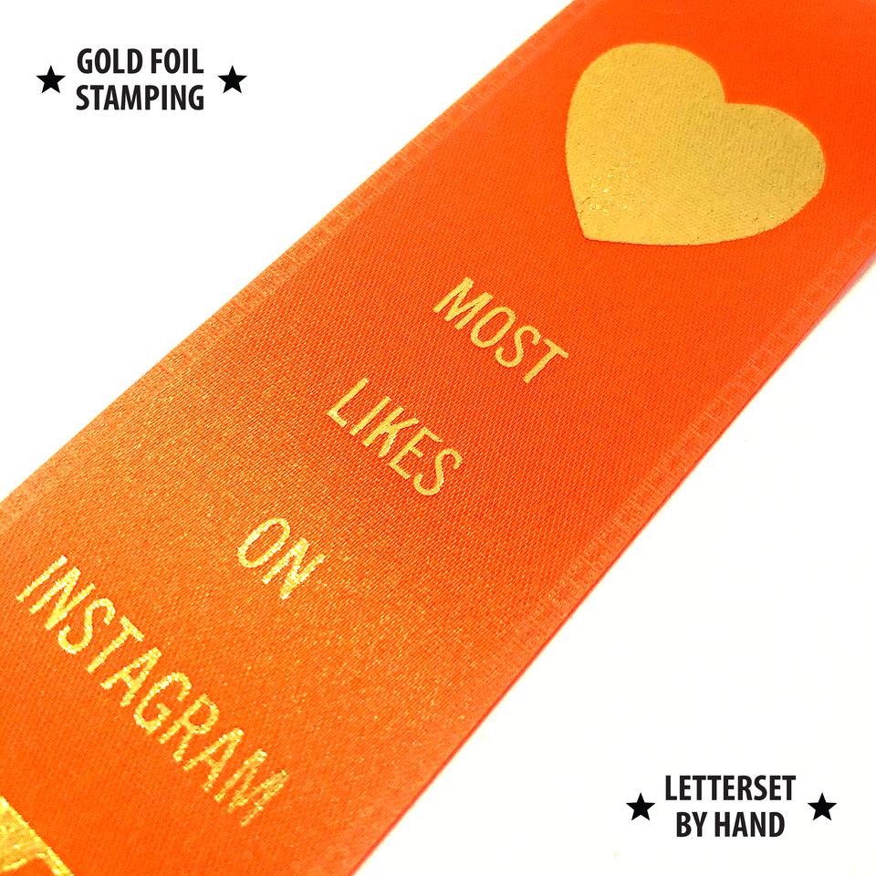 Most Instagram Likes - Award Ribbon