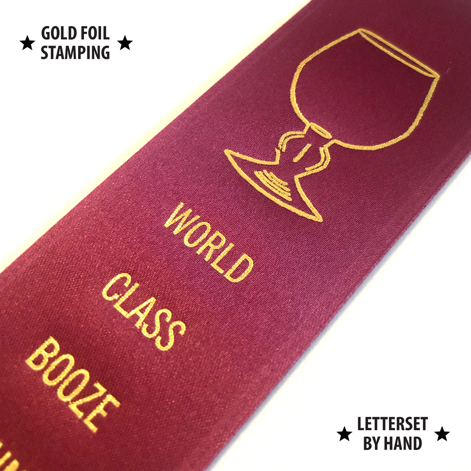 World Class Booze Hound - Award Ribbon