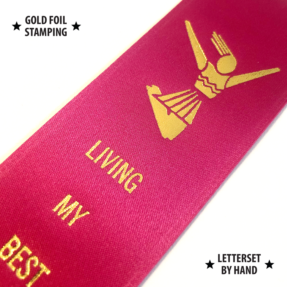 Living My Best Life - Award Ribbon