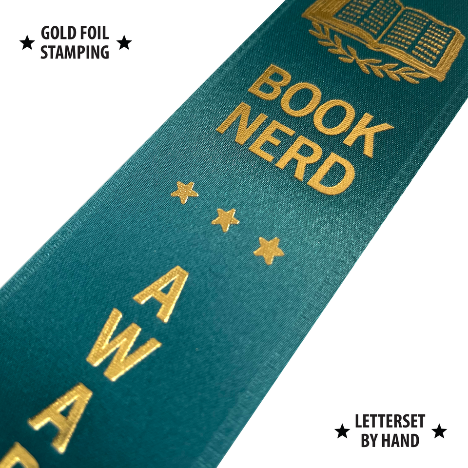 Book Nerd -  Award Ribbon